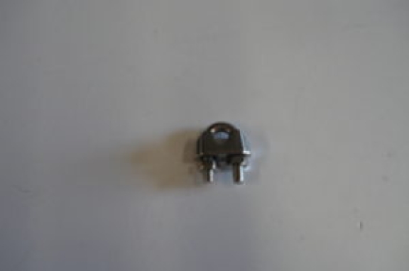 Staaldraadklem 5 mm rvs