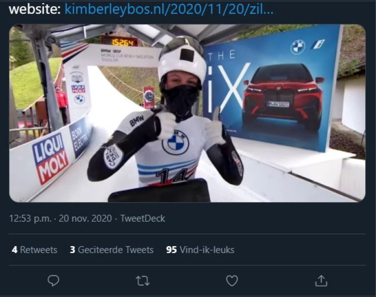 Kimberley Bos tweet