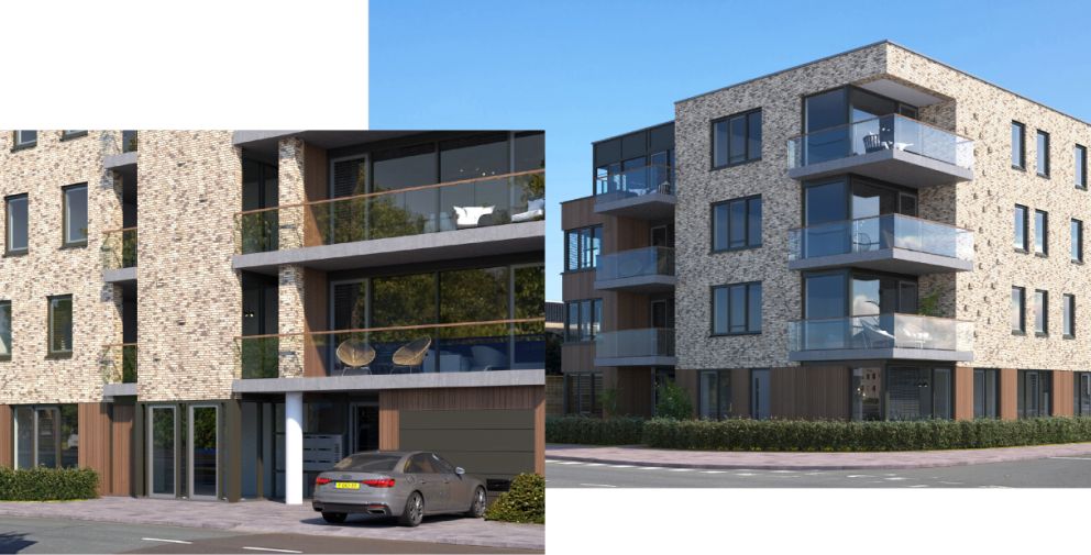 gouwehoeck render buitenzijde