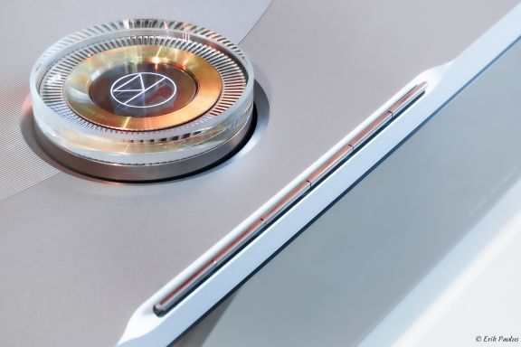 Detail van de nieuwe Linn Klimax DSM Organik