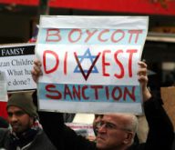 Boycot Israël BDS demonstratie