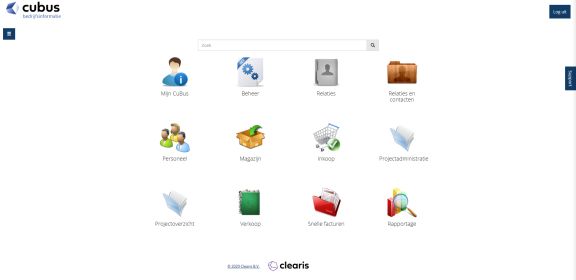 Screenshot Cubus Algemeen