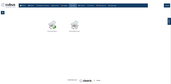 Screenshot Cubus Inkoop