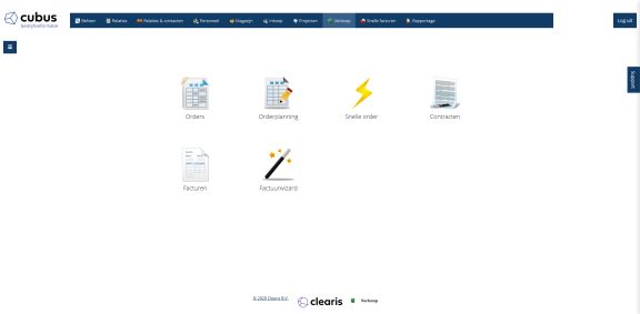 Screenshot Cubus Verkoop