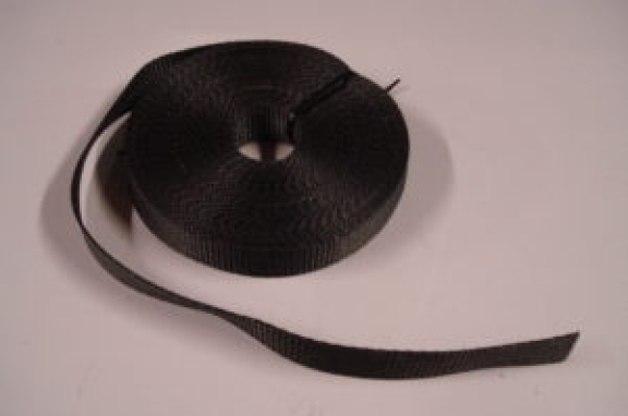 Band 25 mm zwart