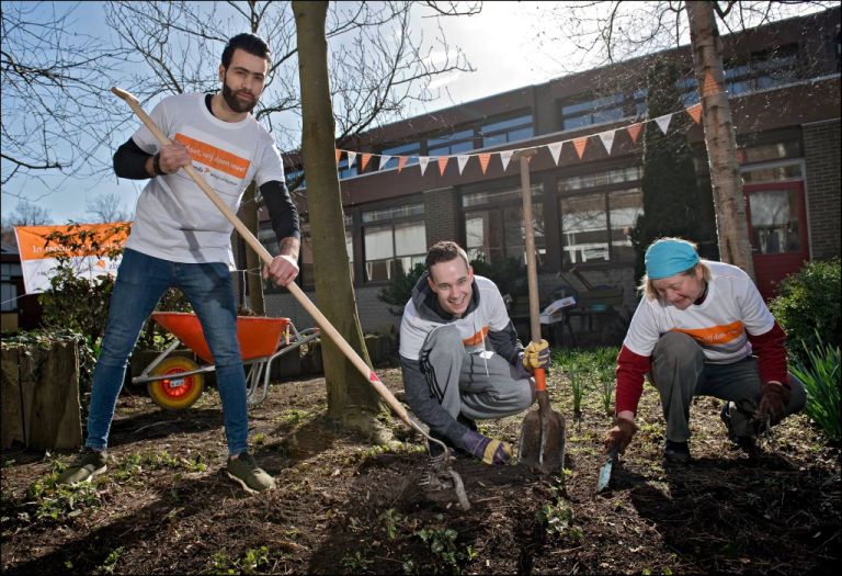 TijdVoorActie vrijwilligerswerk - werken in een tuin Wil jij jongeren activeren?