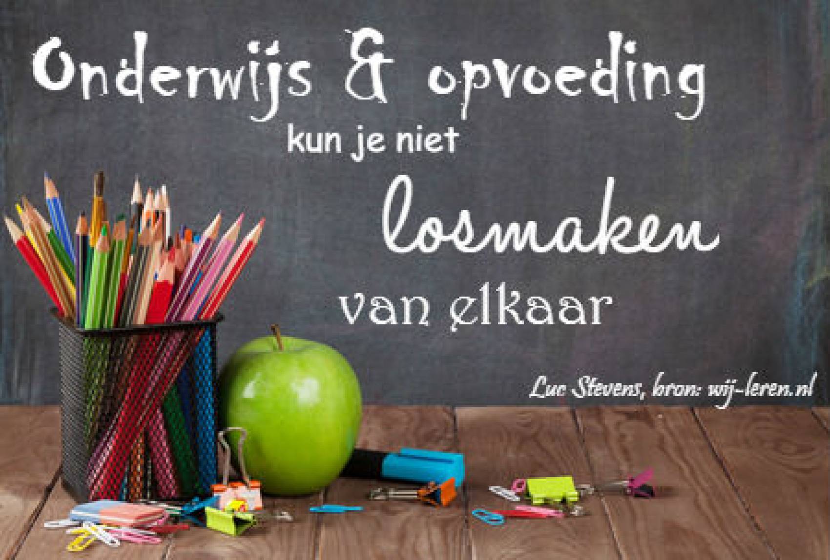 Heeft het onderwijs een inbreng in de opvoeding van het kind Heeft het onderwijs een inbreng in de opvoeding van het kind