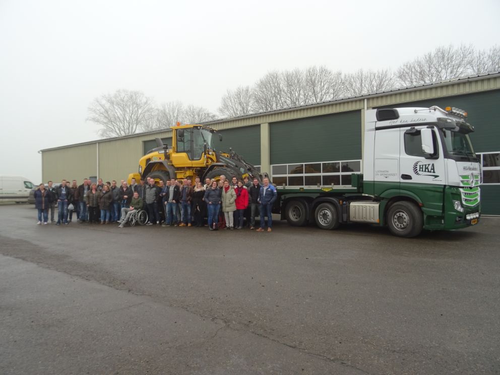Team voor vrachtwagen
