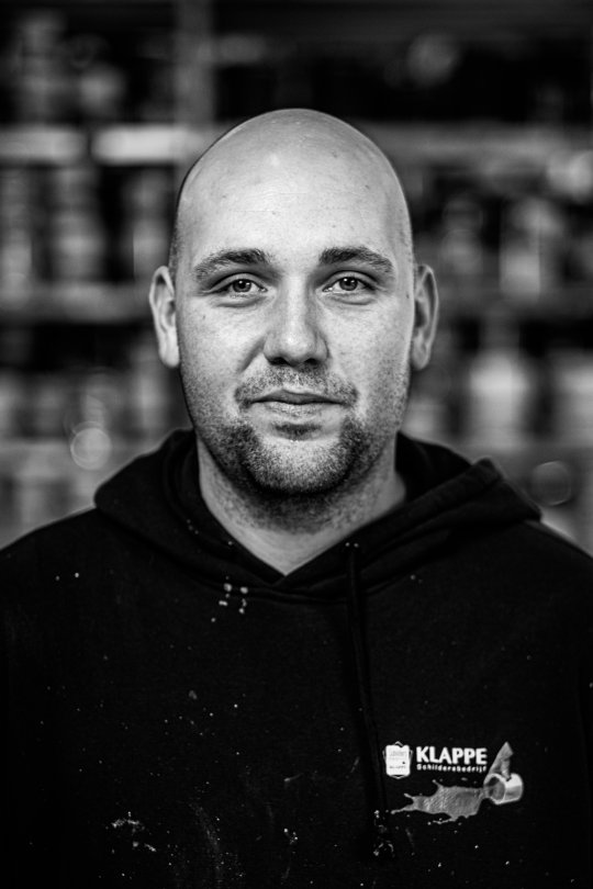 schilder schilderbedrijf klappe Wesley